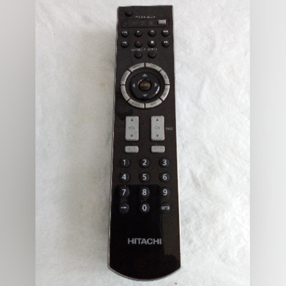 HITACHI Black Remote Control for Video Games & Consoles Model # CLU-4317A